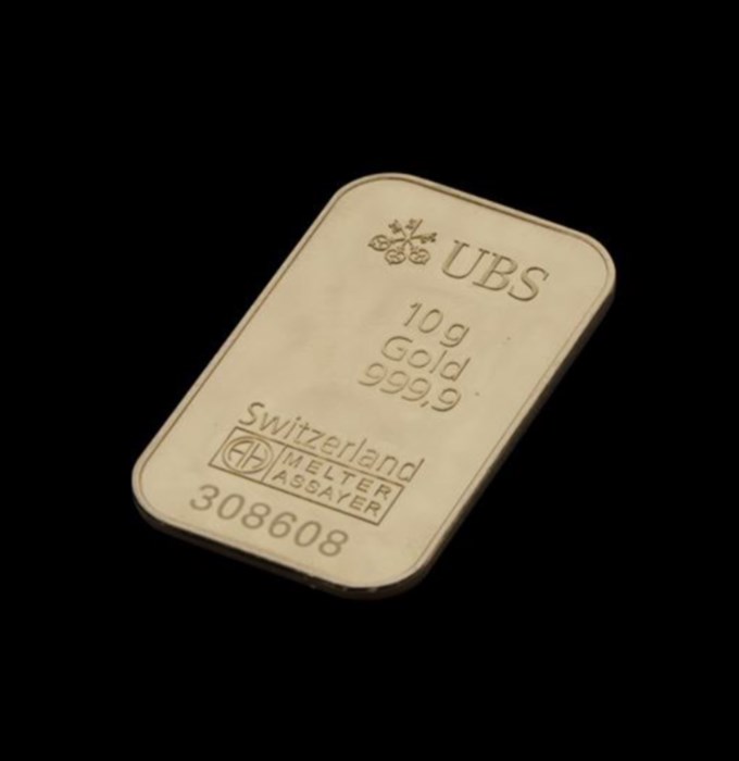 UBS Guld 10g - liggande